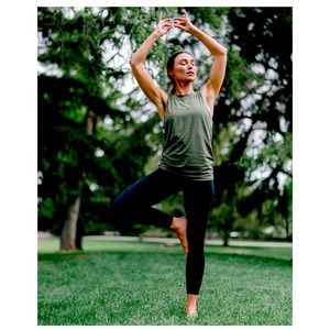 Large Olive Chill Tank ZYIA